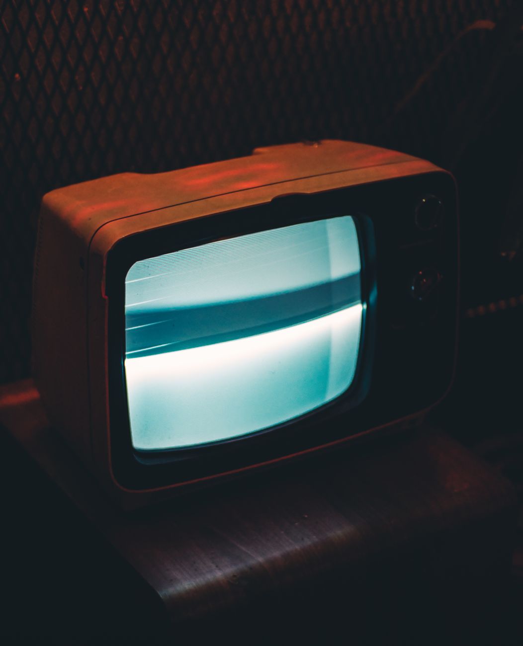 Vintage screen game scene